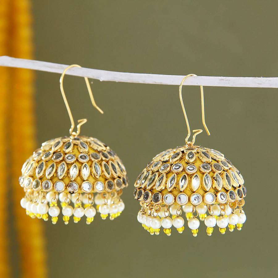 Designer Jhumka Earrings Set