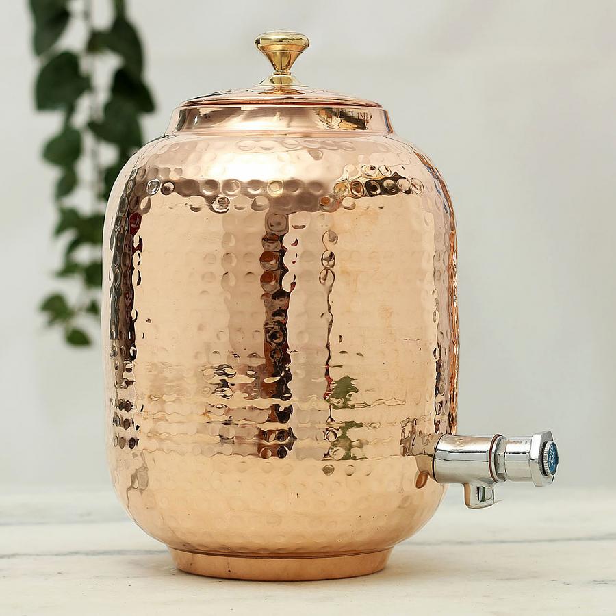 Hammered Copper Water Dispenser 42487 USA