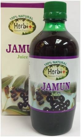 Herbi+ Jamun Ras (Indian Blackberry) Juice - 33.6 oz / 1000 ml