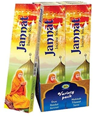 Cycle Brand Premium Jannat Incense Sticks - 20 sticks/pack - 12 Packs/Box