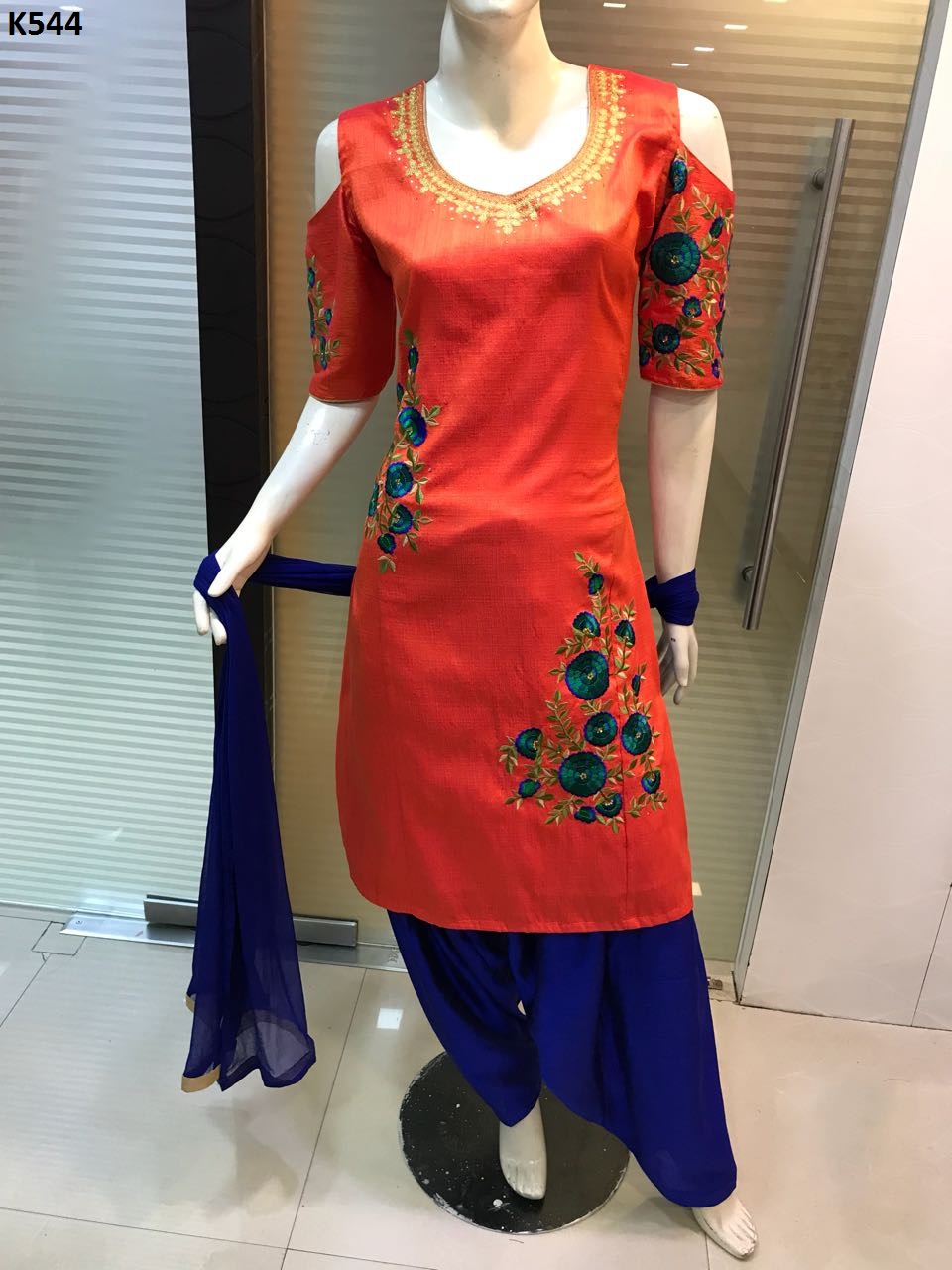 patch work punjabi suits