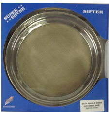 Sifter Single Mesh / Stainless Steel Atta Chalni (Flour Strainer)