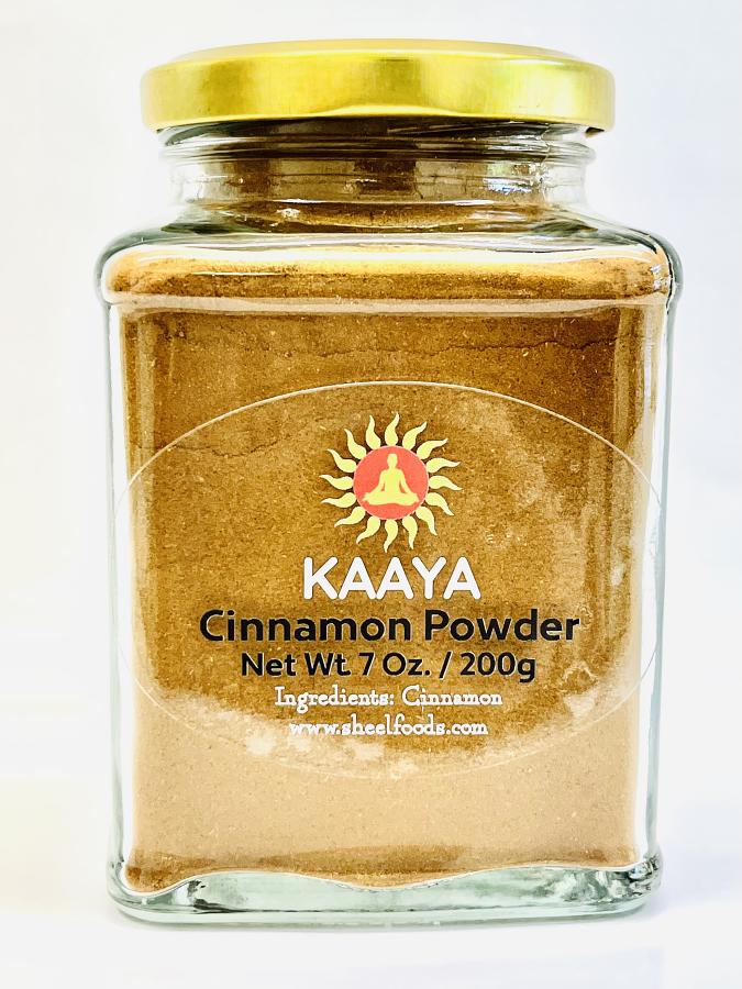 KAAYA CINNAMON POWDER 200g (7 Oz.) Glass Jar