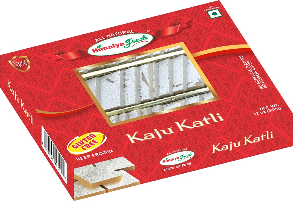 Kaju (Cashew) Katli  - Fresh & All Natural Mithai from Himalya Fresh 12oz