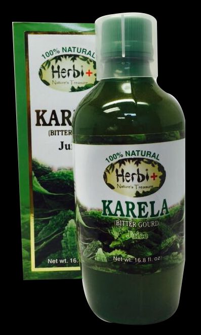 Herbi Plus Karela (Bitter Gourd) Juice  - 16.8 - 33.6 oz 