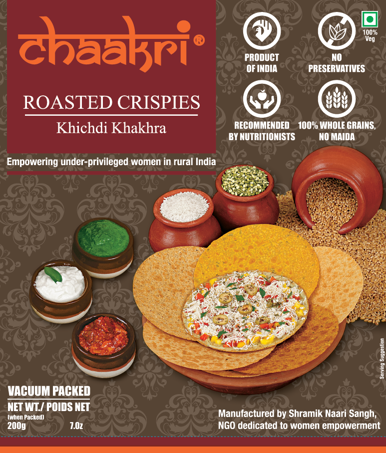 Chaakri Roasted Crispies Khichidi Khakhra 200gm
