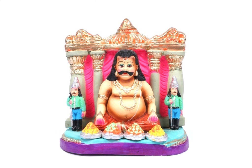 KUMBAKARNA HAVING LUNCH Navarathri Golu Doll 