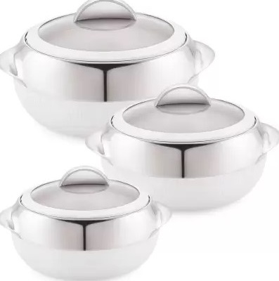 Cello Linea Insulated Hotpot 3pc set Pack of 3 Thermoware Casserole Set Cello Linea Insulated Hotpot 3pc set Pack of 3 Thermoware Casserole Set