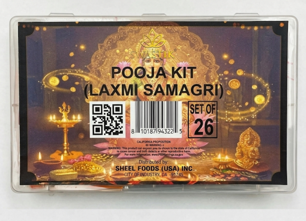 Swastik - Pooja Kit Laxmi Samagri- Net Wt: 10.2 oz. (290gm)