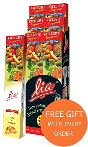 Cycle Brand Lia Premium Incense Sticks Fruits Samtrupti Agarbatti 240Sticks Cycle Brand Lia Premium Incense Sticks Fruits Samtrupti Agarbatti 240Sticks