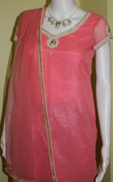 baby pink patiala salwar suit