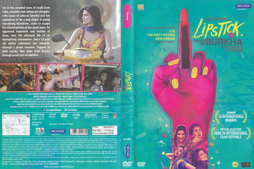 Lipstick Under My Burkha Hindi DVD 2017 #29363 | Buy ...