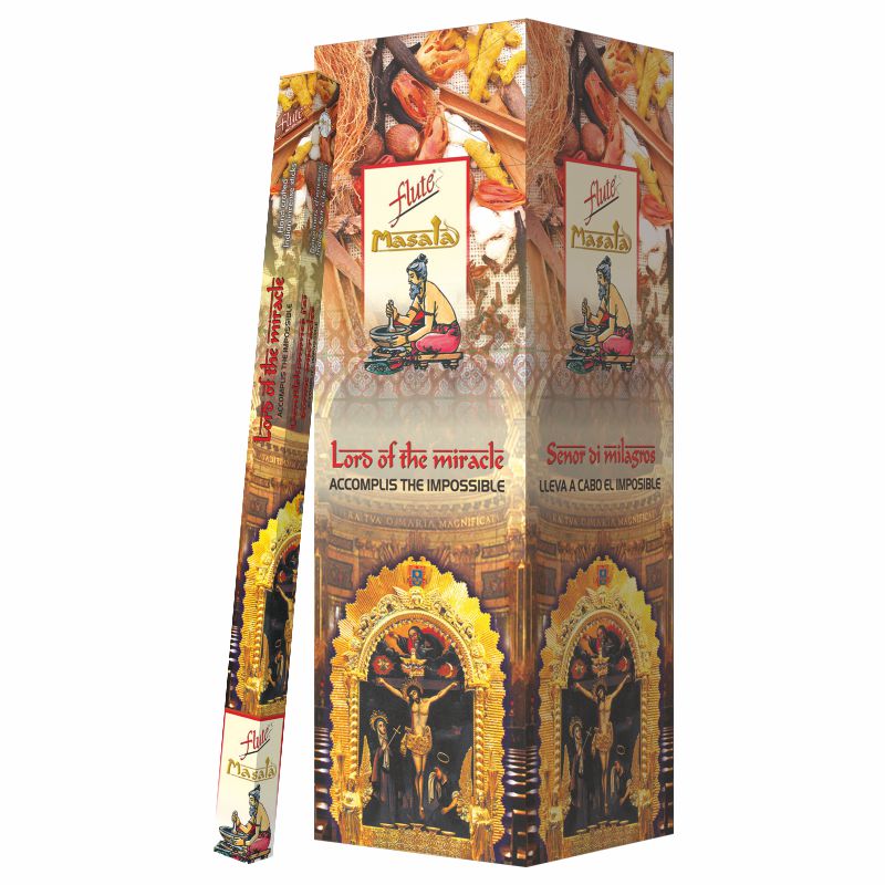 Flute Brand Lord of the Miracle Natural Incense-7 sticks/pack-25 Packs/Box Flute Brand Lord of the Miracle Natural Incense-7 sticks/pack-25 Packs/Box