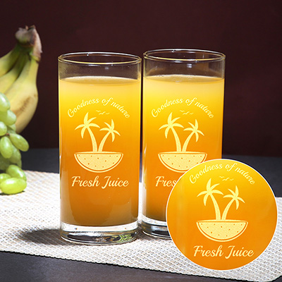 Fresh Juice Glass Set of Two