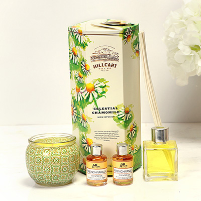 Chamomile Tea with Scented Oil & Candle Hamper