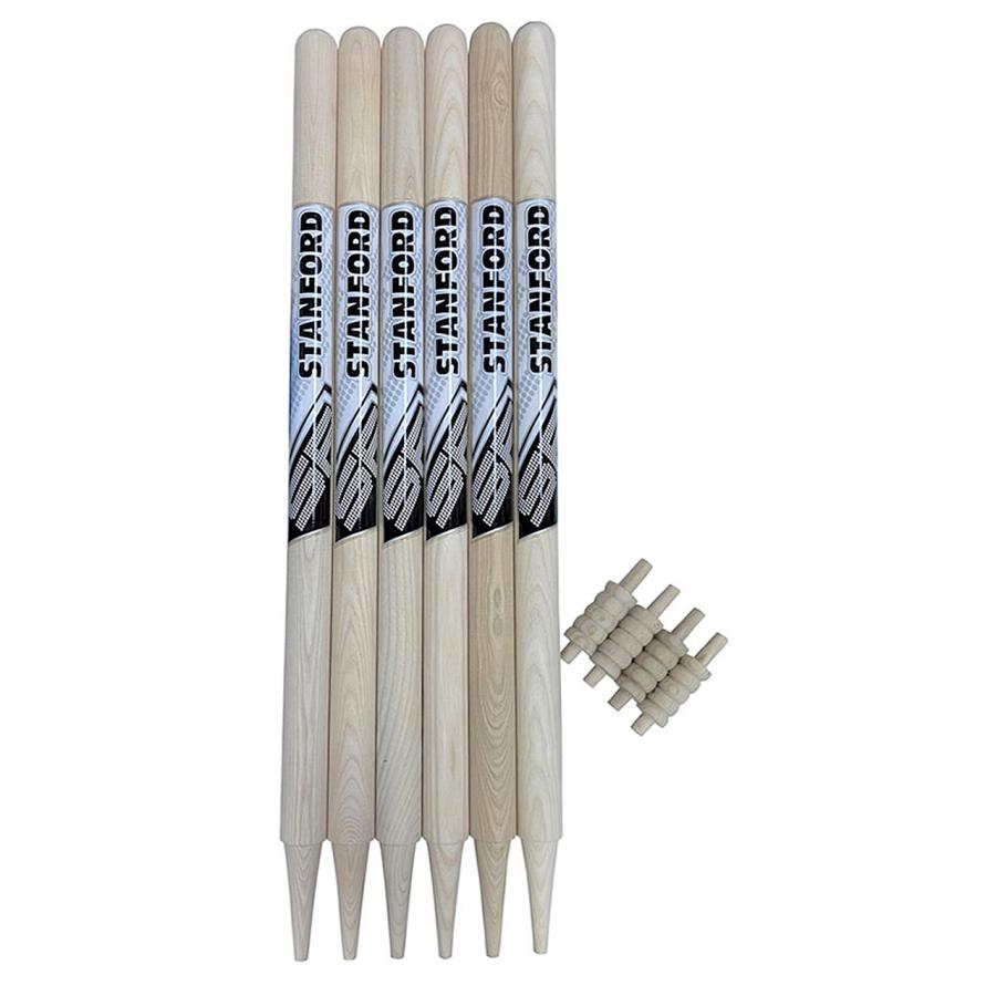 Stanford IPL Cricket Stumps - Set of 6 with Bails and case MCC GRADE Stanford IPL Cricket Stumps - Set of 6 with Bails and case MCC GRADE