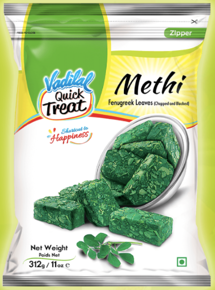 Vadilal Methi / Fenugreek Leaves Chopped & Blocked - (312g / 11oz)