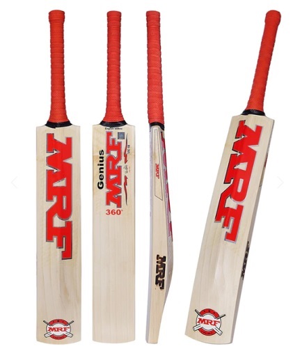 MRF GENIUS 360 English Willow cricket bat GRADE 1 FREE KNOCKING MRF GENIUS 360 English Willow cricket bat GRADE 1 FREE KNOCKING