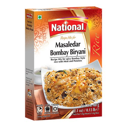 National Masaledar Bombay Biryani Recipe Mix 2.10 oz (60g)