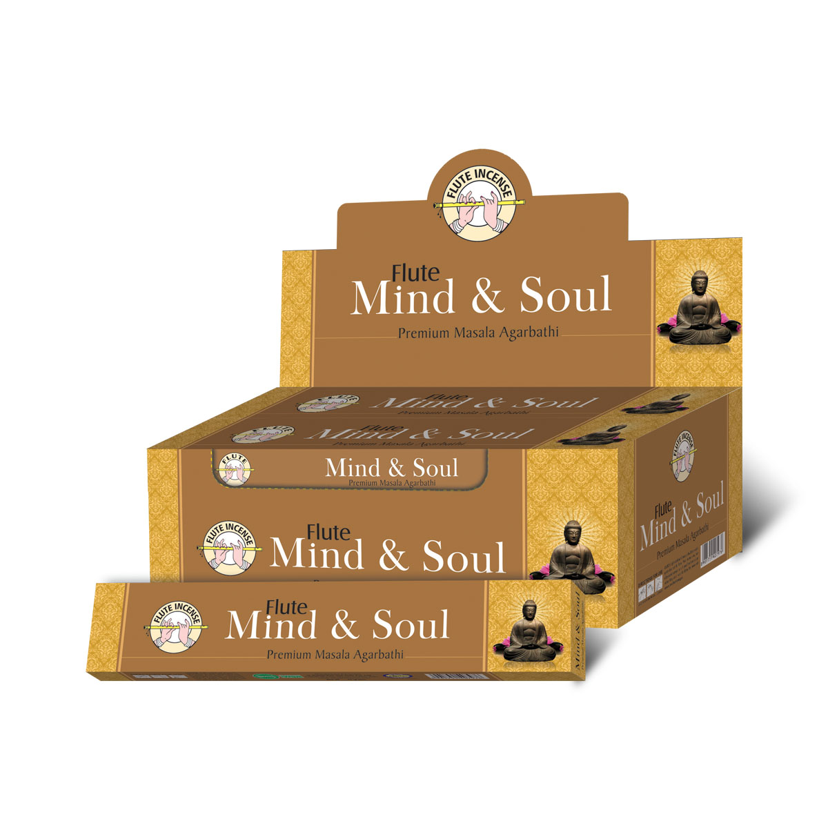 Flute Brand Premium Masala - Mind & Soul - 15 Grams/Pack - 12 Packs/Box Flute Brand Premium Masala - Mind & Soul - 15 Grams/Pack - 12 Packs/Box