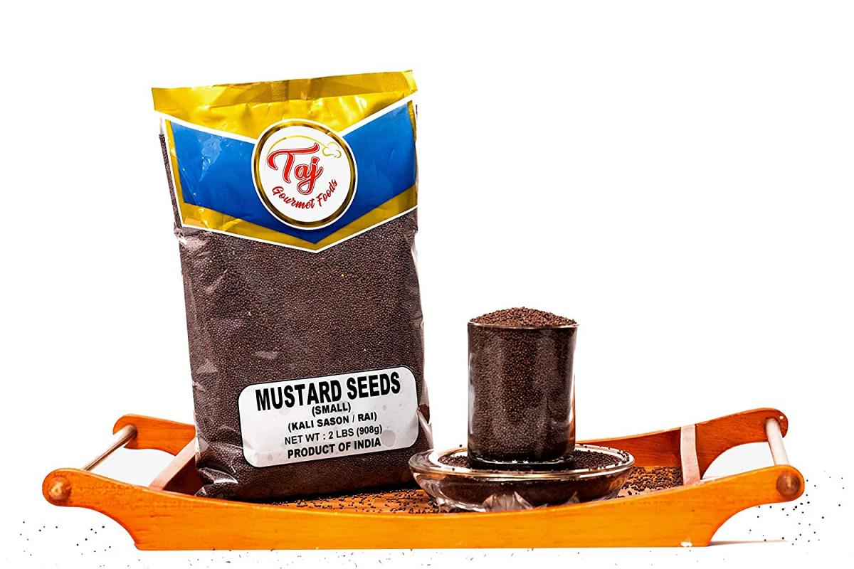TAJ Premium Indian Mustard Seeds, Rai Sason