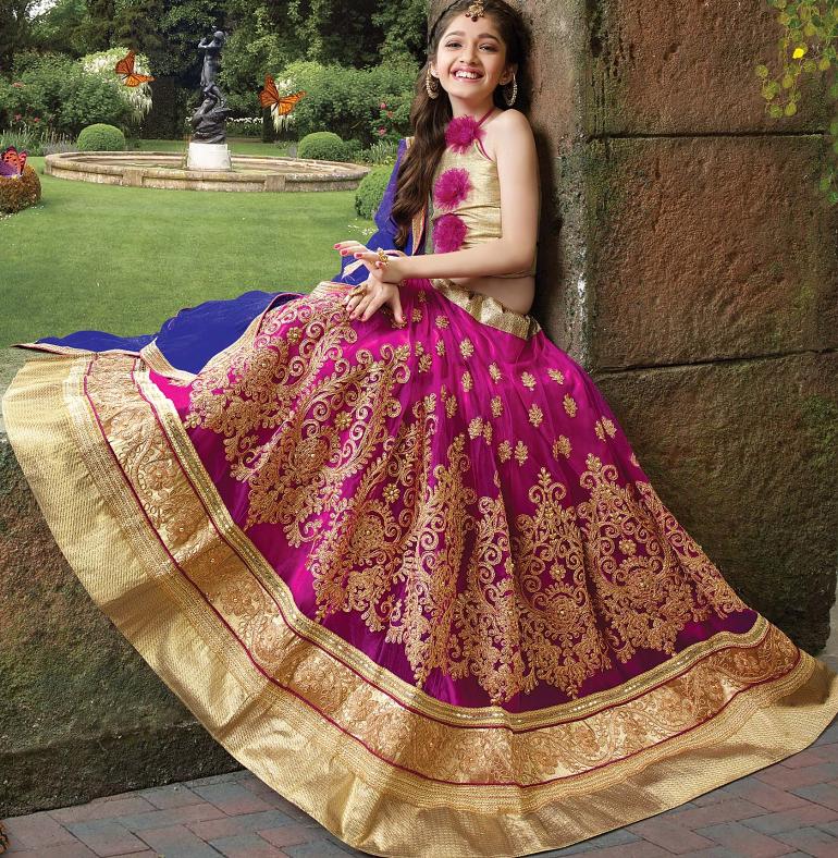 lehenga choli for 11 year girl