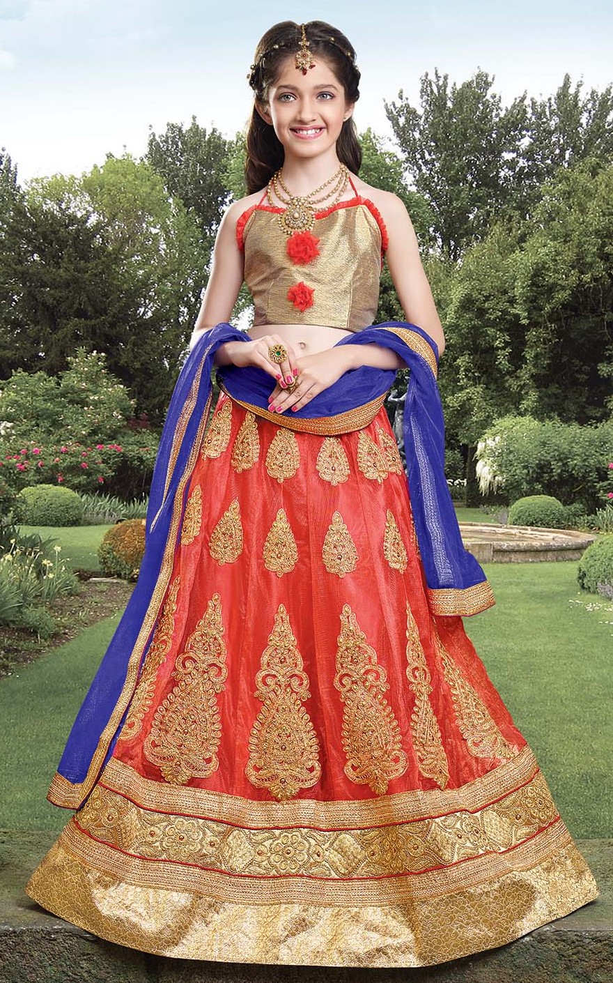 Top 155+ blue blouse and red lehenga latest - tnbvietnam.edu.vn