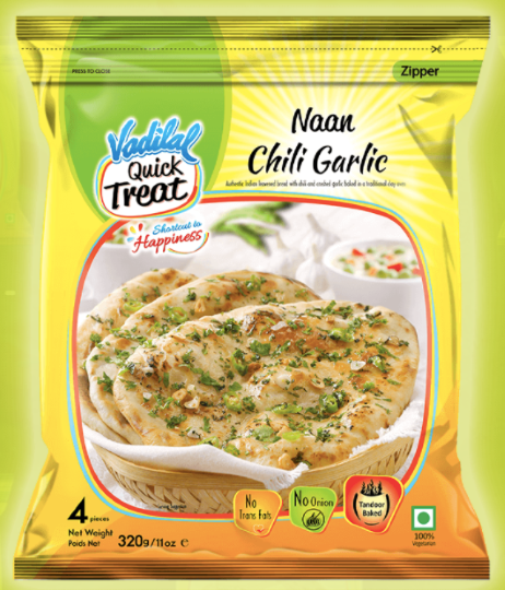 Vadilal Naan Chili Garlic - 320g / 11oz