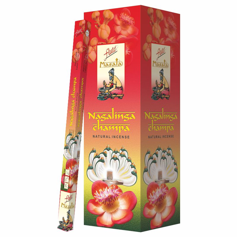 Flute Brand Nagalinga Champa Masala Incense-7 sticks/pack-25 Packs/Box Flute Brand Nagalinga Champa Masala Incense-7 sticks/pack-25 Packs/Box