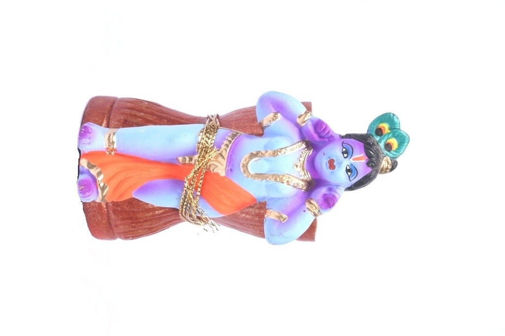 Oral (Mortar) Krishna Small Navarathri Golu Doll