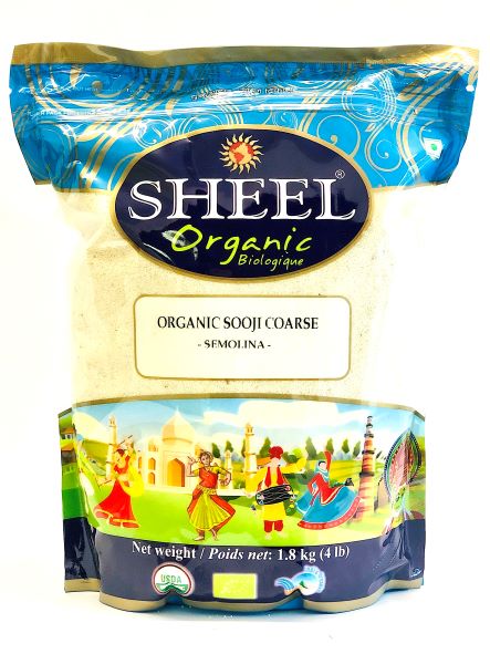 Sheel Organic Sooji Coarse - Semolina (4 Lbs)