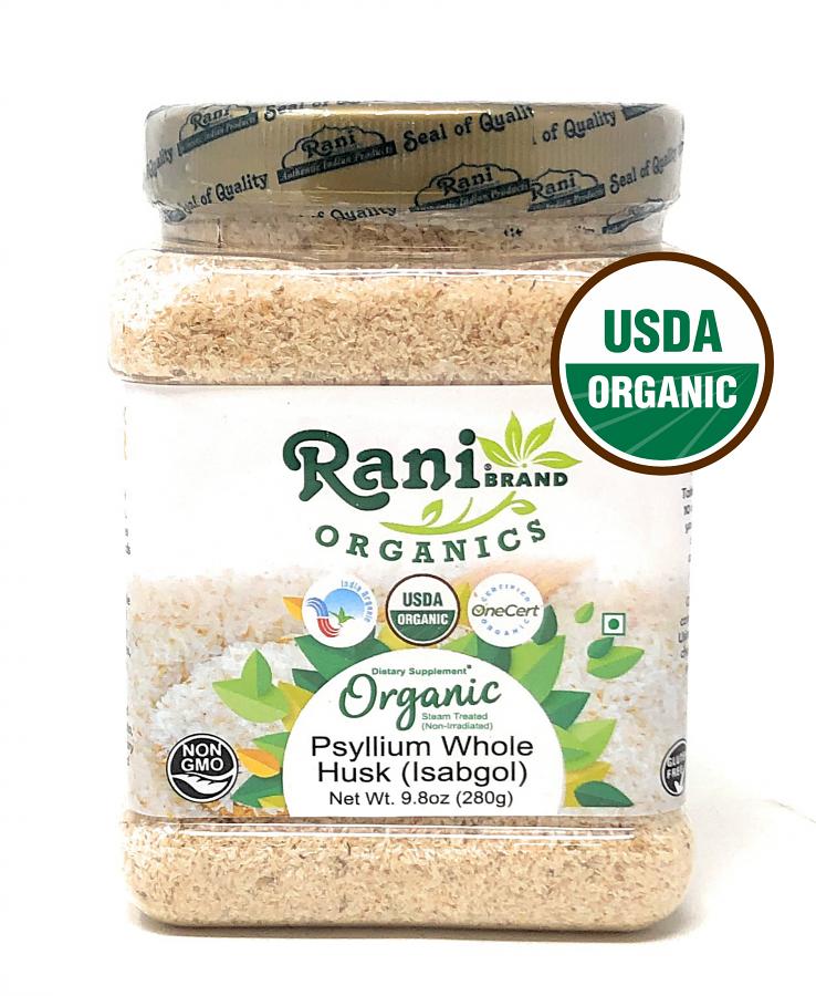 Rani Organics Psyllium Whole Husk Powder (Isabgol), Dietary Fiber