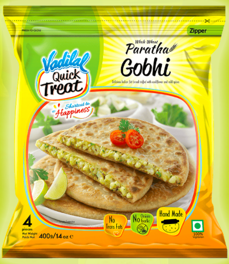 Vadilal Paratha Gobhi (Whole Wheat) - 400g / 14oz