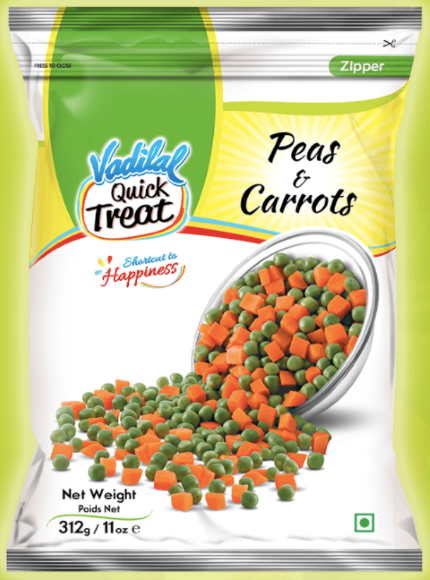 Vadilal Peas & Carrots - (312g / 11oz)