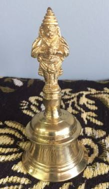 Brass Made Bell With Hanumanji Design on Handle