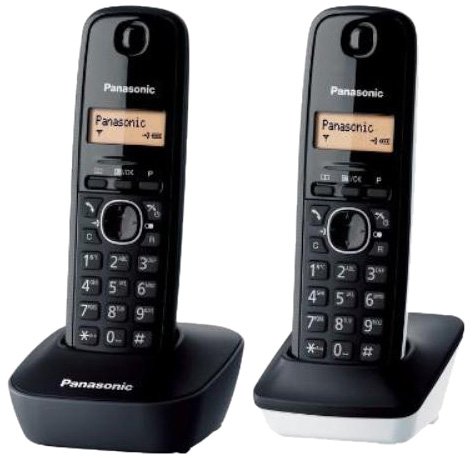 Panasonic KX-TG1612 2-Handset Digital Cordless Telephone, 220 Volts 