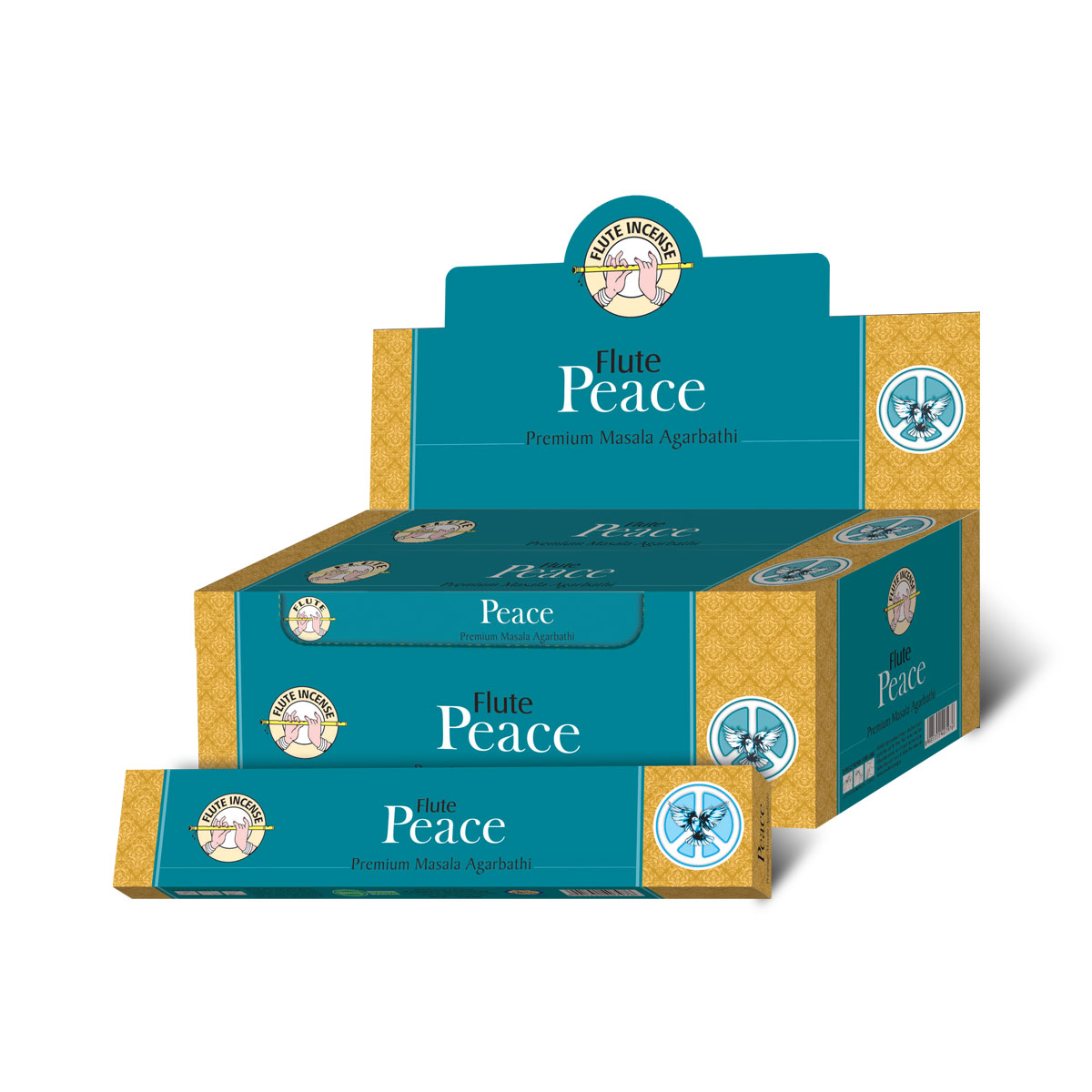 Flute Brand Premium Masala - Peace - 15 Grams/Pack - 12 Packs/Box Flute Brand Premium Masala - Peace - 15 Grams/Pack - 12 Packs/Box