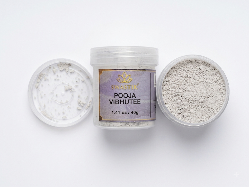 Swastik - Pooja Vibhutee Net Wt: 1.41 oz (40gm)