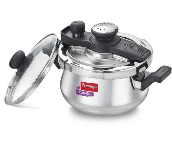 Prestige Clip on Mini Svachh Stainless Steel Pressure Handi 3L 20236