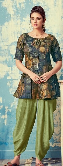 short anarkali suit