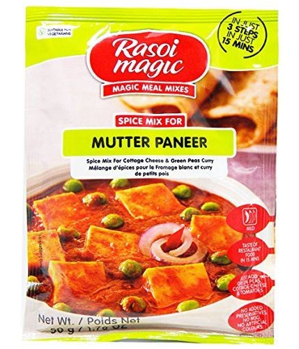 Rasoi Magic - Mutter Paneer (Peas & Cottage Cheese) - 50G