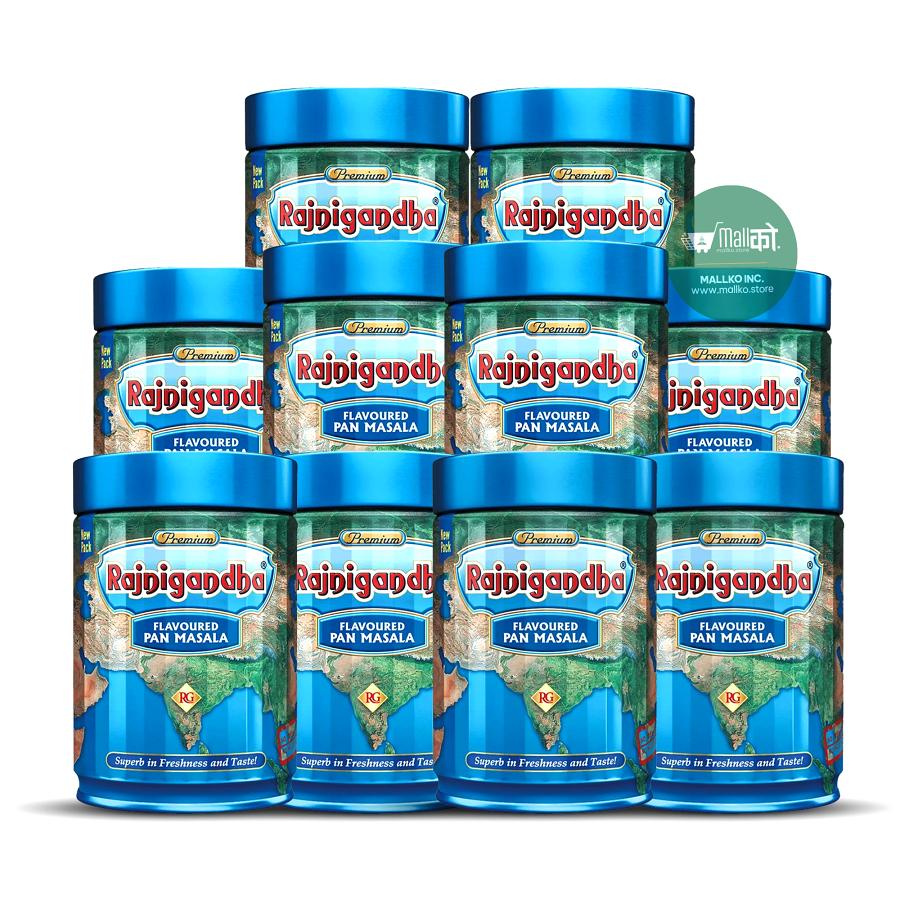 10pk Rajnigandha Flavoured Pan Masala 100gm