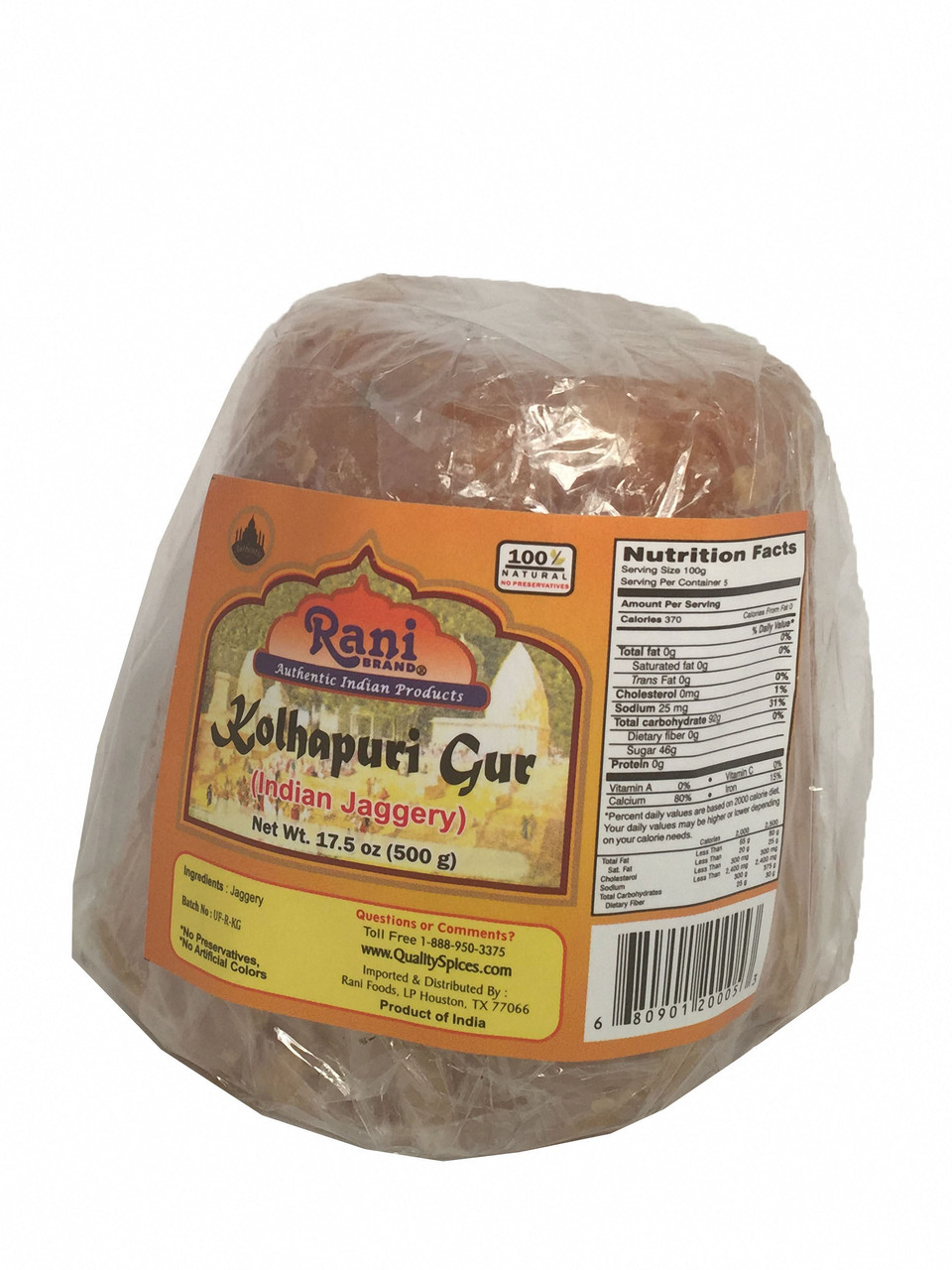 Rani Kolhapuri Gur (Jaggery) 500G