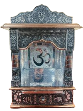 Traditional Aluminium Copper Oxidised Plated Temple (Open)- 22.5" Traditional Aluminium Copper Oxidised Plated Temple (Open)- 22.5"