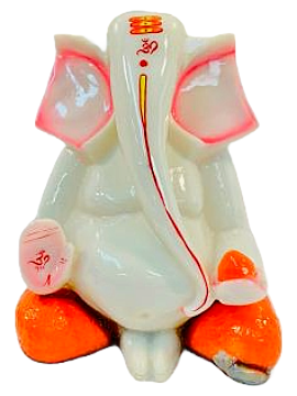 Beautiful n Colorful Fiber Medium Abstract Ganesh Statue - 8" # 68 Beautiful n Colorful Fiber Medium Abstract Ganesh Statue - 8" # 68