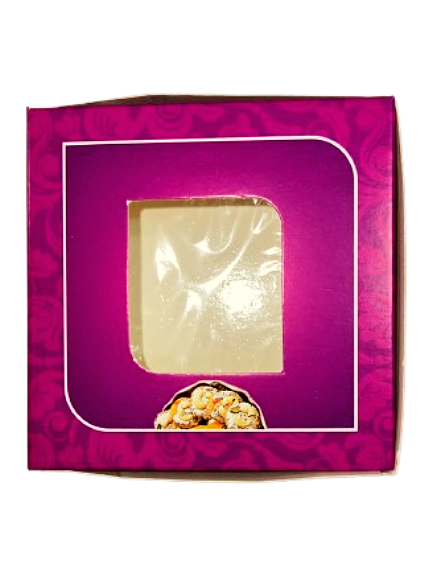 Wholesale Indian Sweet Folding Boxes - Flat Design (Pink-100 pcs) - 250 Gms Wholesale Indian Sweet Folding Boxes - Flat Design (Pink-100 pcs) - 250 Gms