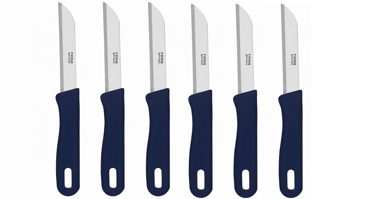 Rena Germany Kitchen Knife 90 mm Serrated - Set of 6