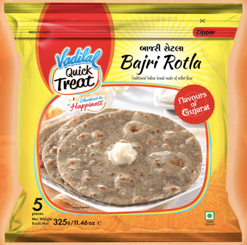 Vadilal Bajri Rotla - (325g / 5 pcs)