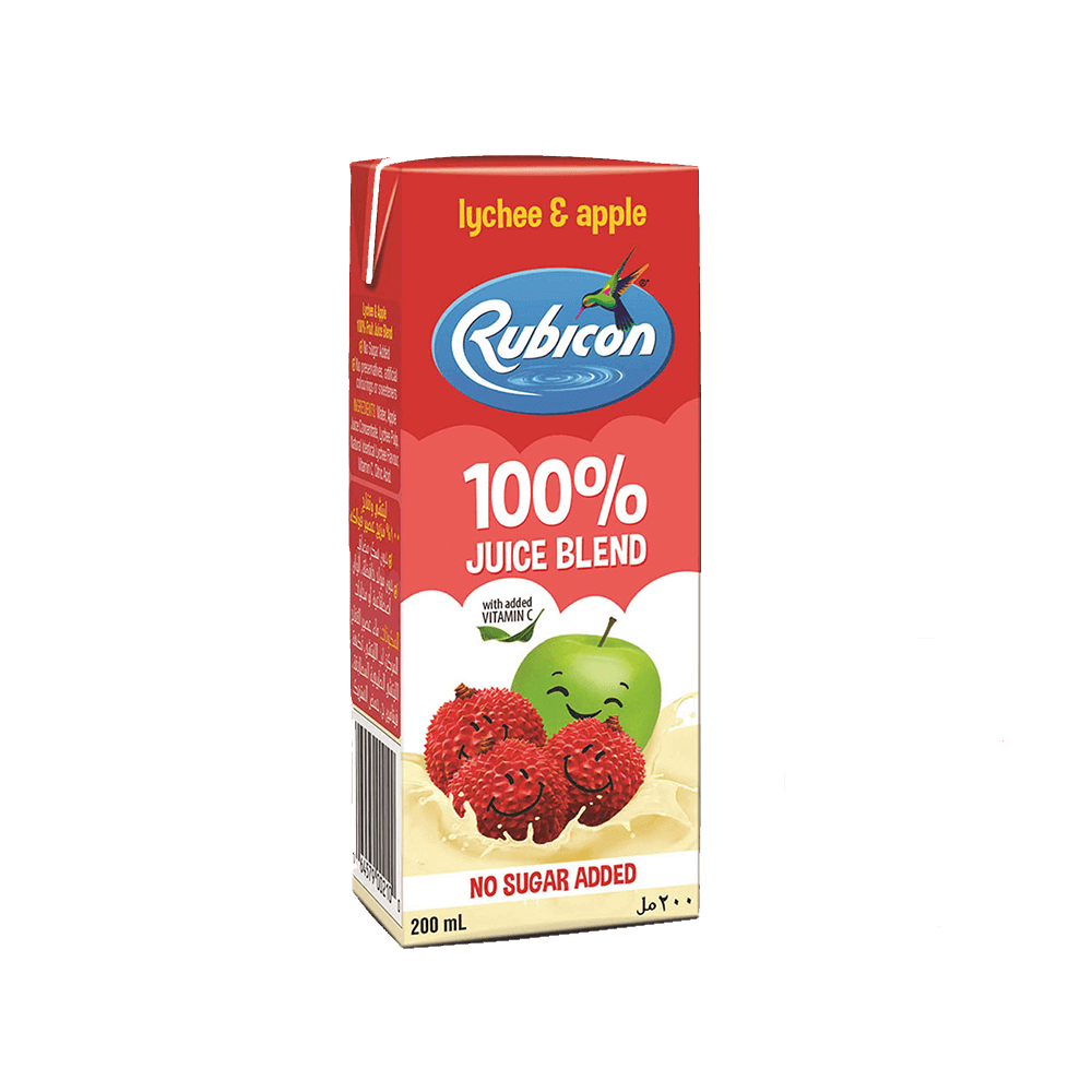 Rubicon Lychee & Apple Drink NSA (No Sugar) 200 ml