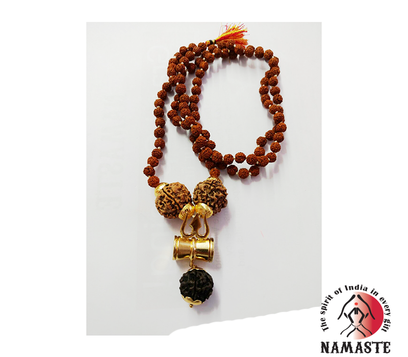 108 beaded rudraksha mala w trishul damru pendent sign of god shiva 28857 buy meditation mala online 108 beaded rudraksha mala w trishul damru pendent sign of god shiva